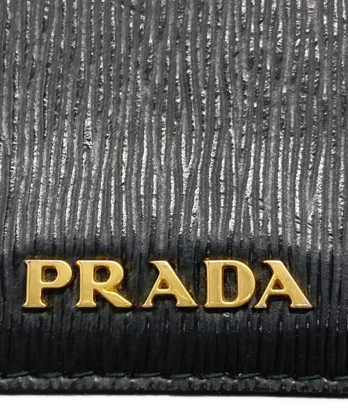 PRADA（プラダ）PRADA (プラダ) パスケース レッド×ブラックの古着・服飾アイテム
