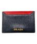 PRADA（プラダ）の古着「パスケース」｜レッド×ブラック