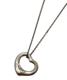 TIFFANY & Co.（ティファニー）の古着「オープンハートネックレス」｜シルバー