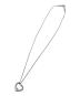 Tiffany & Co. (ティファニー) オープンハートネックレス シルバー：12000円