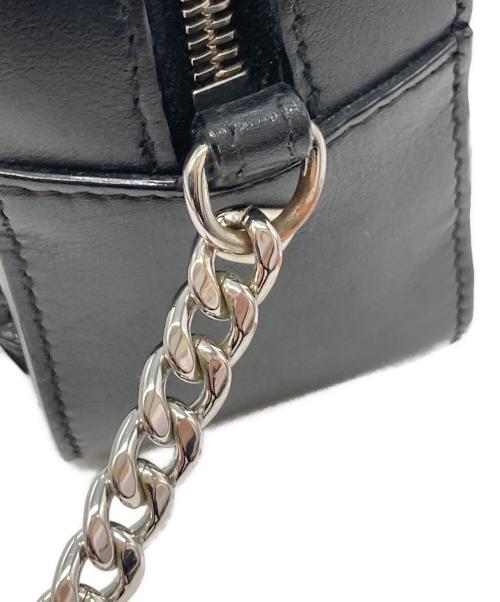 JIMMY CHOO（ジミーチュウ）JIMMY CHOO (ジミーチュウ) LULLABY　スタッズチェーンショルダーバッグ ブラックの古着・服飾アイテム