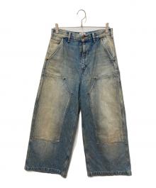 DEVINUSAGE（ディベロップメントインアスエイジ）の古着「WORK DENIM PANTS」｜ブルー