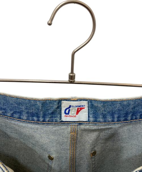 DEVINUSAGE（ディベロップメントインアスエイジ）DEVINUSAGE (ディベロップメントインアスエイジ) WORK DENIM PANTS ブルー サイズ:Sの古着・服飾アイテム