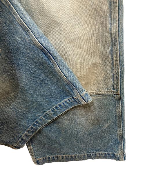 DEVINUSAGE（ディベロップメントインアスエイジ）DEVINUSAGE (ディベロップメントインアスエイジ) WORK DENIM PANTS ブルー サイズ:Sの古着・服飾アイテム