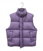 AURALEEオーラリー）の古着「SUPER LIGHT NYLON RIPSTOP DOWN VEST」｜パープル