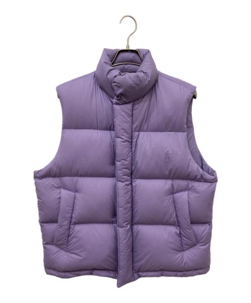 AURALEE（オーラリー）AURALEE (オーラリー) SUPER LIGHT NYLON RIPSTOP DOWN VEST パープル サイズ:3の古着・服飾アイテム