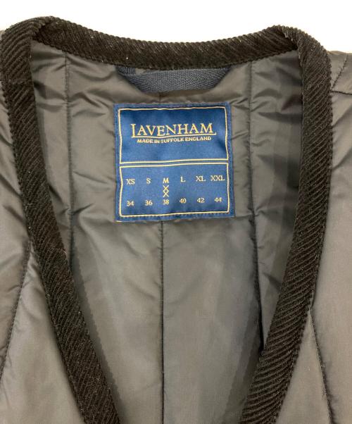LAVENHAM（ラベンハム）LAVENHAM (ラベンハム) BEAUTY&YOUTH (ビューティーアンドユース) OVERSIZED DUBLIN/ベスト ブラック サイズ:Mの古着・服飾アイテム