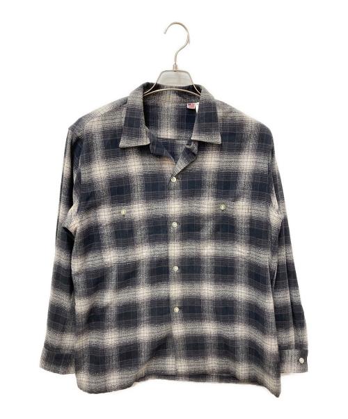 Arp（アープ）Arp (アープ) GABANAROチェックシャツ グレー サイズ:16-33の古着・服飾アイテム