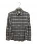 Maison Margiela（メゾンマルジェラ）の古着「cotton check shirt」｜グレー