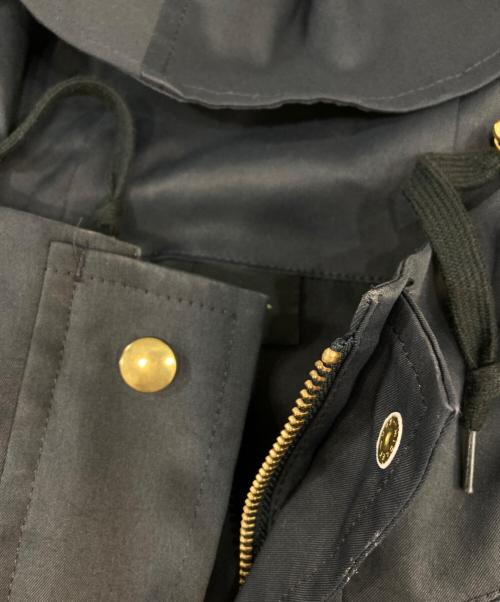 Spick and Span（スピック＆スパン）Spick and Span (スピック＆スパン) 撥水ツイルフーデッドブルゾン ブラック サイズ:38の古着・服飾アイテム
