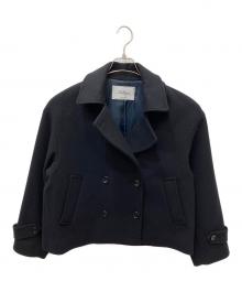 NOLLEY'S（ノーリーズ）の古着「ウールカシミヤダブルブレストコート」｜ネイビー