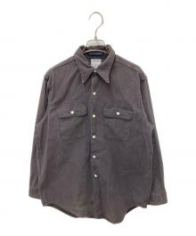 MADISON BLUE（マディソンブルー）の古着「HAMPTON BACK SATIN SHIRT」｜グレー