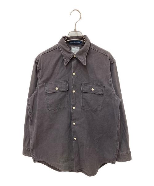 MADISON BLUE（マディソンブルー）MADISON BLUE (マディソンブルー) HAMPTON BACK SATIN SHIRT グレー サイズ:1の古着・服飾アイテム