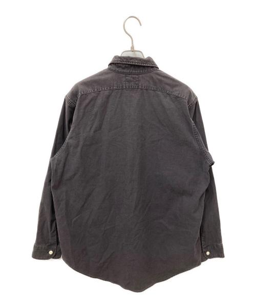 MADISON BLUE（マディソンブルー）MADISON BLUE (マディソンブルー) HAMPTON BACK SATIN SHIRT グレー サイズ:1の古着・服飾アイテム