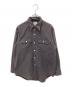 MADISON BLUE（マディソンブルー）の古着「HAMPTON BACK SATIN SHIRT」｜グレー