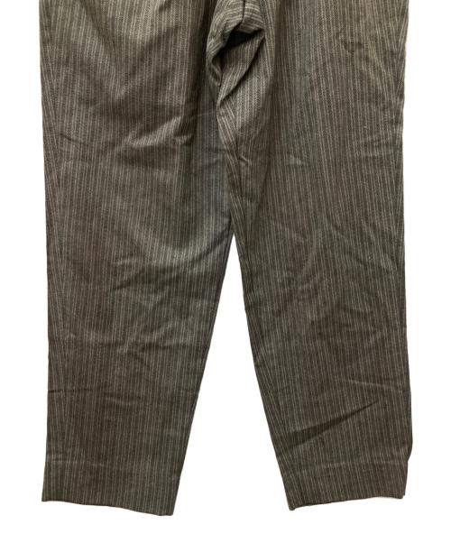 Y's for men（ワイズフォーメン）Y'S for men (ワイズフォーメン) タックストライプパンツ グレー サイズ:Mの古着・服飾アイテム