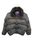 DIESELディーゼル）の古着「W-JOHNS　中綿ジャケット」｜ブラック