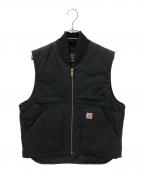 CarHarttカーハート）の古着「V01 Insulated Rib Collar ベスト」｜ブラック