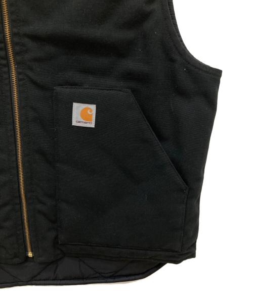 CarHartt（カーハート）CarHartt (カーハート) V01 Insulated Rib Collar ベスト ブラック サイズ:Lの古着・服飾アイテム