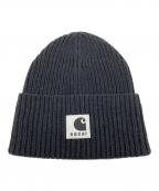 sacai×CarHarttサカイ×カーハート）の古着「Wool Knit Beanie　ウールニットビーニー」｜ブラック