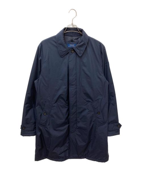 POLO RALPH LAUREN（ポロ・ラルフローレン）POLO RALPH LAUREN (ポロ・ラルフローレン) PERFORMANCE/ステンカラーコート ネイビー サイズ:Ｍの古着・服飾アイテム