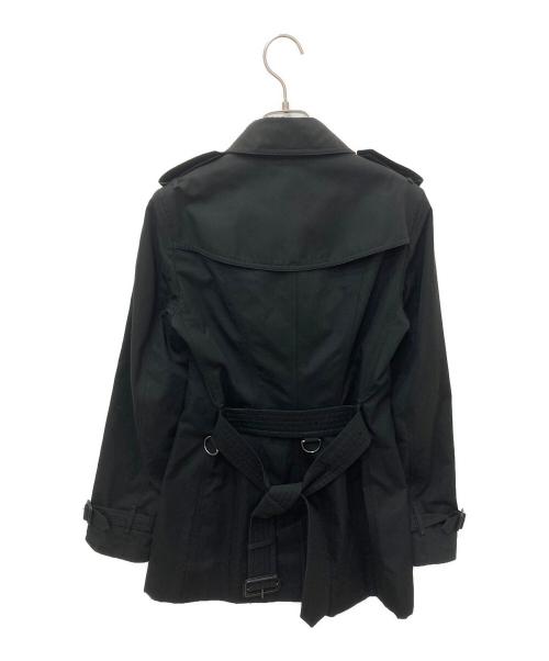 BURBERRY（バーバリー）BURBERRY (バーバリー) ショートトレンチコート ブラック サイズ:38の古着・服飾アイテム