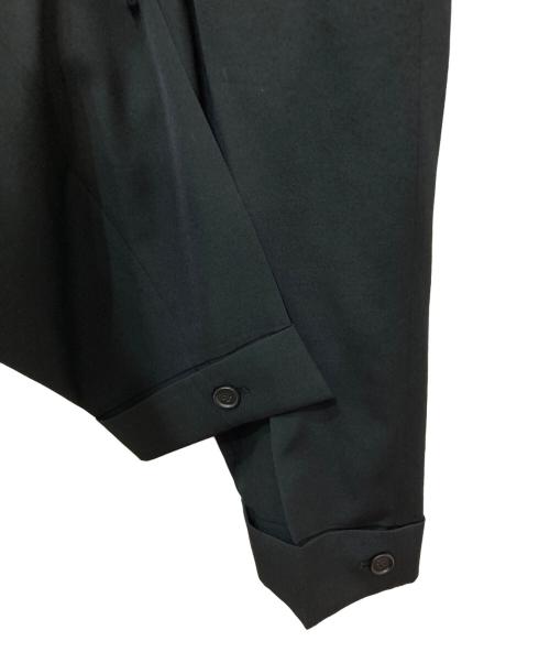 s'yte（サイト）s'yte WASHER FINISHED WOOL GABARDINE STUDS SLIM SAROUEL PANTS　ウォッシャー フィニッシュド ウール ギャバジン スタッズ スリム サルエル パンツ ネイビー サイズ:3の古着・服飾アイテム