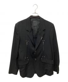 s'yte（サイト）の古着「Studs Jacket　スタッズジャケット」｜ネイビー