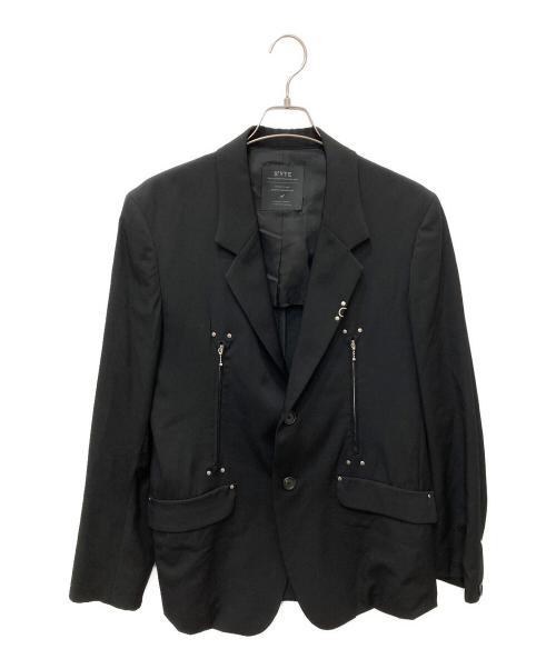 s'yte（サイト）s'yte (サイト) Studs Jacket　スタッズジャケット ネイビー サイズ:Ｓの古着・服飾アイテム