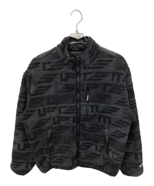 SUPREME（シュプリーム）Supreme (シュプリーム) geo reversible windstopper fleece jacket ブラック サイズ:Sの古着・服飾アイテム