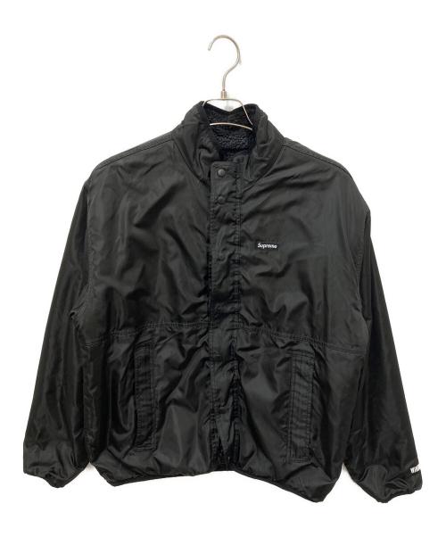 SUPREME（シュプリーム）Supreme (シュプリーム) geo reversible windstopper fleece jacket ブラック サイズ:Sの古着・服飾アイテム