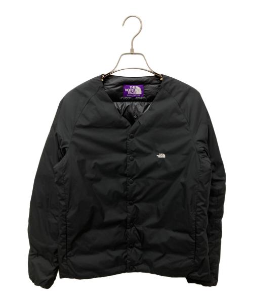 THE NORTHFACE PURPLELABEL（ザ・ノースフェイス パープルレーベル）THE NORTHFACE PURPLELABEL (ザ・ノースフェイス パープルレーベル) Down Cardigan　ダウンカーディガン ブラック サイズ:WSの古着・服飾アイテム