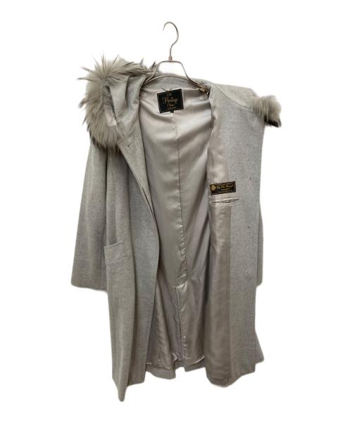 23区（ニジュウサンク）23区 (ニジュウサンク) フーデッドコート グレー サイズ:36の古着・服飾アイテム