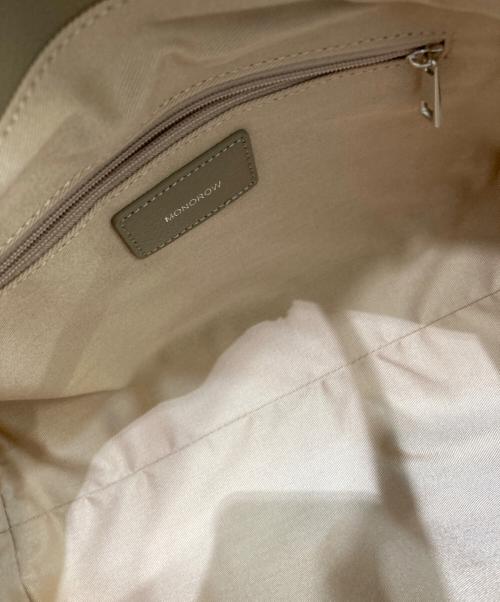 MONOROW（モノロウ）MONOROW (モノロウ) SARA BAG ベージュの古着・服飾アイテム