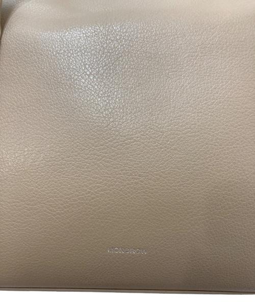 MONOROW（モノロウ）MONOROW (モノロウ) SARA BAG ベージュの古着・服飾アイテム