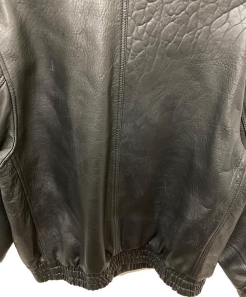 JOURNAL STANDARD（ジャーナルスタンダード）JOURNAL STANDARD (ジャーナルスタンダード) ラム ダッド レザー ヴィンテージジャケット ブラック サイズ:Mの古着・服飾アイテム