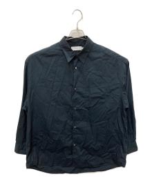 Graphpaper（グラフペーパー）の古着「Broad L/S Oversized Regular Collar Shirt」｜ネイビー