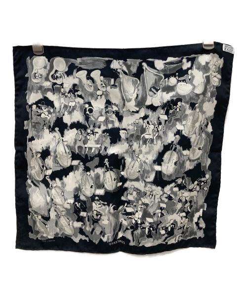 HERMES（エルメス）HERMES (エルメス) カレ40 ブラックの古着・服飾アイテム