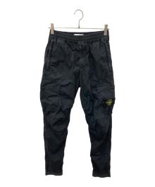 STONE ISLAND（ストーンアイランド）の古着「ガーメントダイパッチカーゴパンツ」｜ブラック