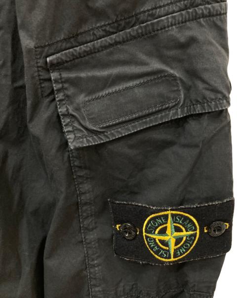 STONE ISLAND（ストーンアイランド）STONE ISLAND (ストーンアイランド) パッチカーゴパンツ ブラック サイズ:28の古着・服飾アイテム