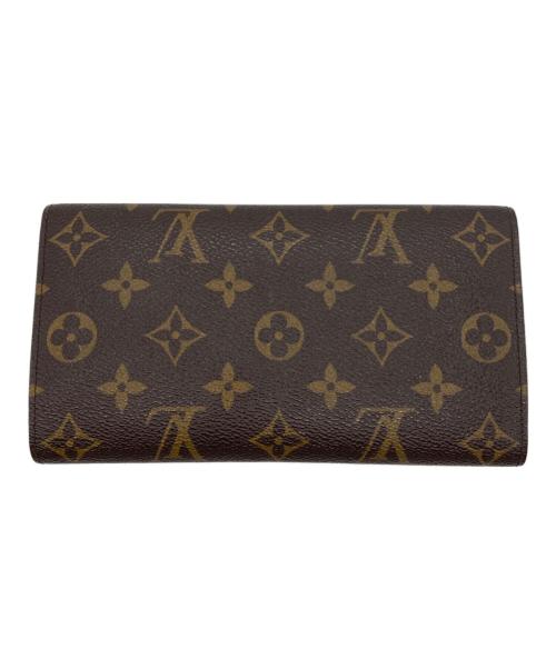 LOUIS VUITTON（ルイ ヴィトン）LOUIS VUITTON (ルイ ヴィトン) 3つ折り財布　モノグラム　ポルトトレゾール・インターナショナル ブラウンの古着・服飾アイテム