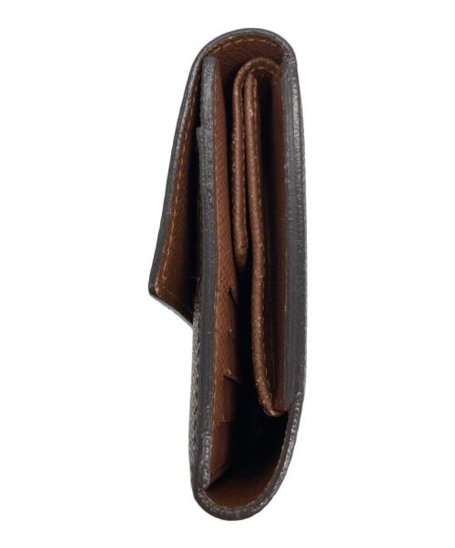 LOUIS VUITTON（ルイ ヴィトン）LOUIS VUITTON (ルイ ヴィトン) 3つ折り財布　モノグラム　ポルトトレゾール・インターナショナル ブラウンの古着・服飾アイテム