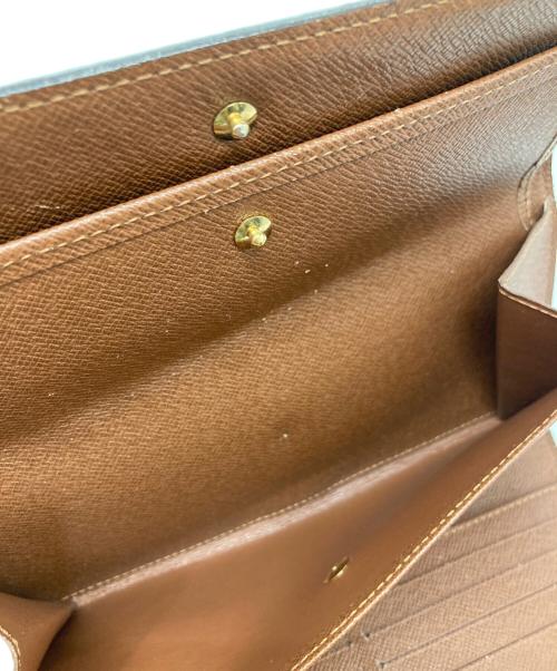 LOUIS VUITTON（ルイ ヴィトン）LOUIS VUITTON (ルイ ヴィトン) 3つ折り財布　モノグラム　ポルトトレゾール・インターナショナル ブラウンの古着・服飾アイテム