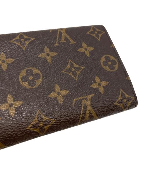 LOUIS VUITTON（ルイ ヴィトン）LOUIS VUITTON (ルイ ヴィトン) 3つ折り財布　モノグラム　ポルトトレゾール・インターナショナル ブラウンの古着・服飾アイテム