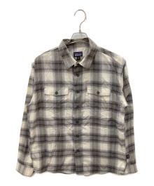 Patagonia（パタゴニア）の古着「M'S L/S BUCKSHOT SHIRT」｜ベージュ