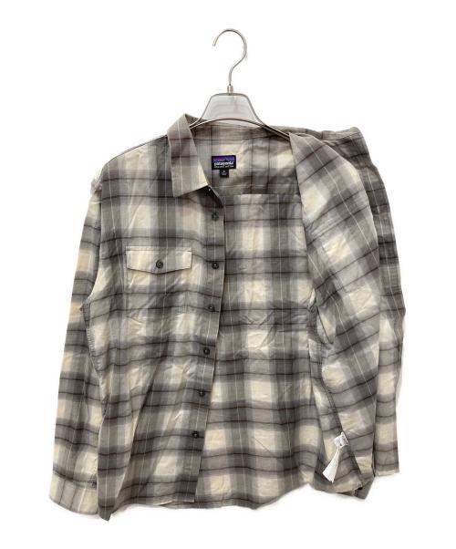 Patagonia（パタゴニア）Patagonia (パタゴニア) M'S L/S BUCKSHOT SHIRT ベージュ サイズ:Mの古着・服飾アイテム