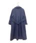 COHINA (コヒナ) バックフレアチェスターコート ブルー サイズ:XS：7000円
