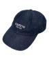 Supreme（シュプリーム）の古着「Sequin Denim Classic Logo  6-Panel Cap」｜インディゴ