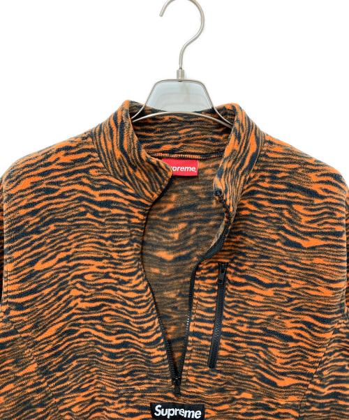 SUPREME（シュプリーム）Supreme (シュプリーム) Polartec Half Zip Pullover Tiger オレンジ サイズ:Mの古着・服飾アイテム