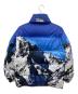 FIRST DOWN (ファーストダウン) リバーシブル雪山柄ダウンジャケット ブルー サイズ:S：10000円